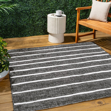 Colonia Berber Stripe Indoor/outdoor Area Rug